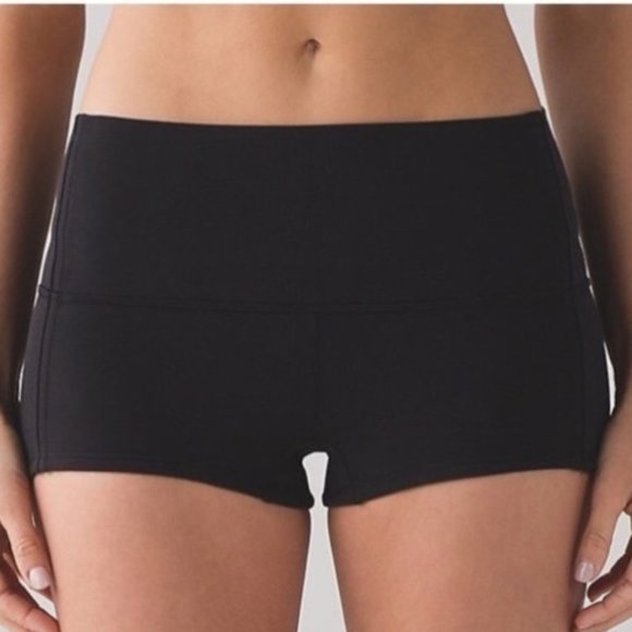 lululemon athletica Pants - Lululemon Black Biker Shorts